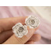 Book page rose wedding ear plugs for gauged earrings Paper flower tunnels for bride Literature lover gift