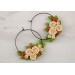 Christmas jewelry for stretched ears Festive tunnels and plugs Gauges Holly berry hoop hangers
